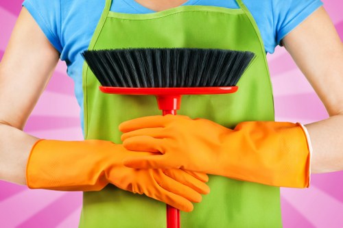 Deep cleaning kitchen surfaces and appliances in Finsbury Park