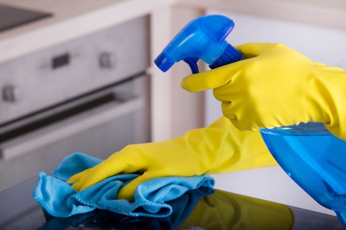 Cleaning oven racks and trays during a deep oven clean
