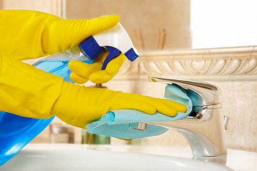 Deep cleaning preparation in a Finsbury Park apartment
