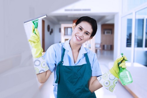 Local cleaners working through a rental property in Finsbury Park