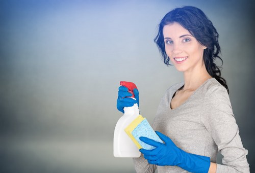 Technician treating pet odour in a flat near Finsbury Park